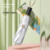Maydu M3111 Three-Fold Titanium Silver UV Umbrella