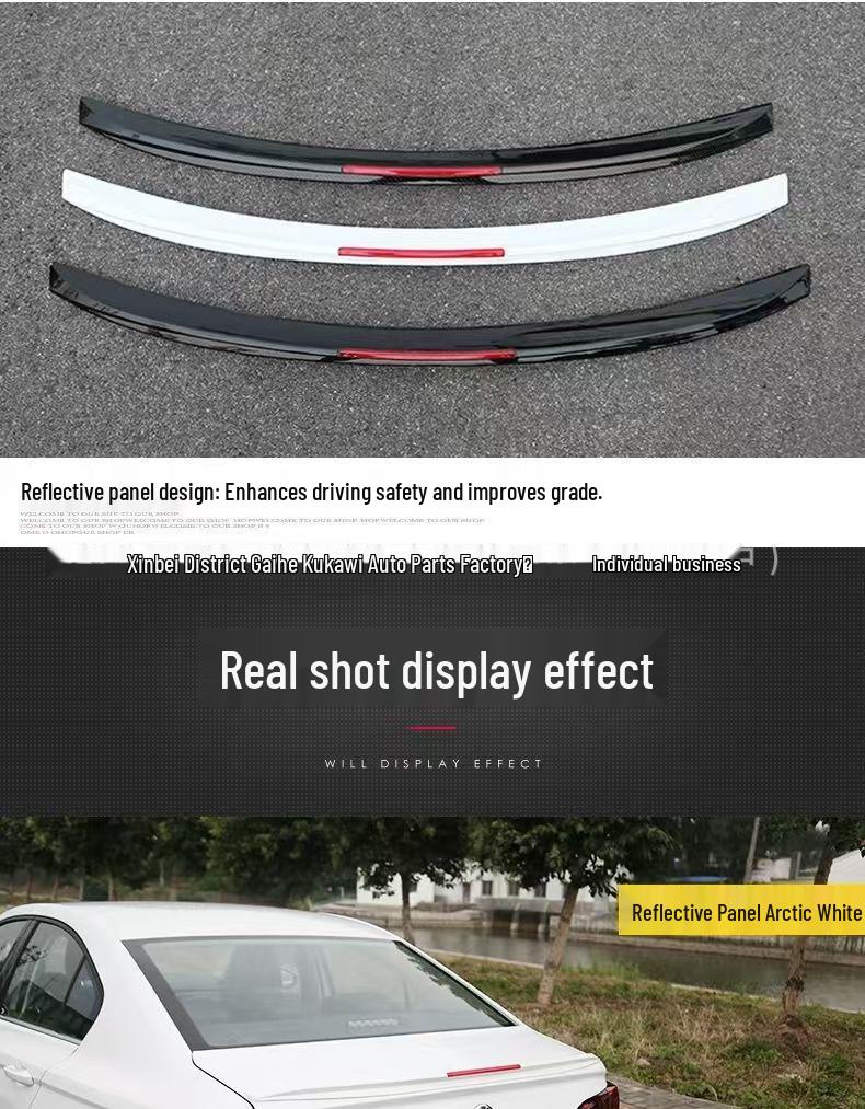 Alerón Trasero de ABS Pintado para VW Bora Edición Especial 2019