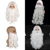 Santa Claus Beard And Wig Set Perfect Finishing Touch To Your Costume