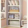 Clear Plastic Multi-Tier Storage Cabinet | Dustproof Floor-Standing Organizer with Transparent Shelves, Classic Style for Bedroom, Wardrobe, Office