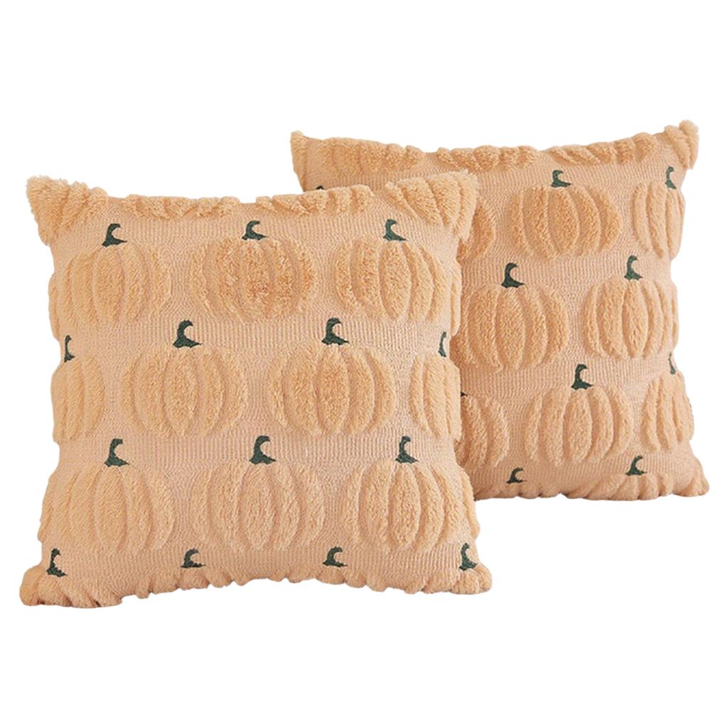 Halloween Pumpkin Covers 4040cm Set of 2 for Decorative Throw Pillows