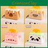 Capybara Panda Creative Keychain With Mini Bread Maker Design For Gift Kids