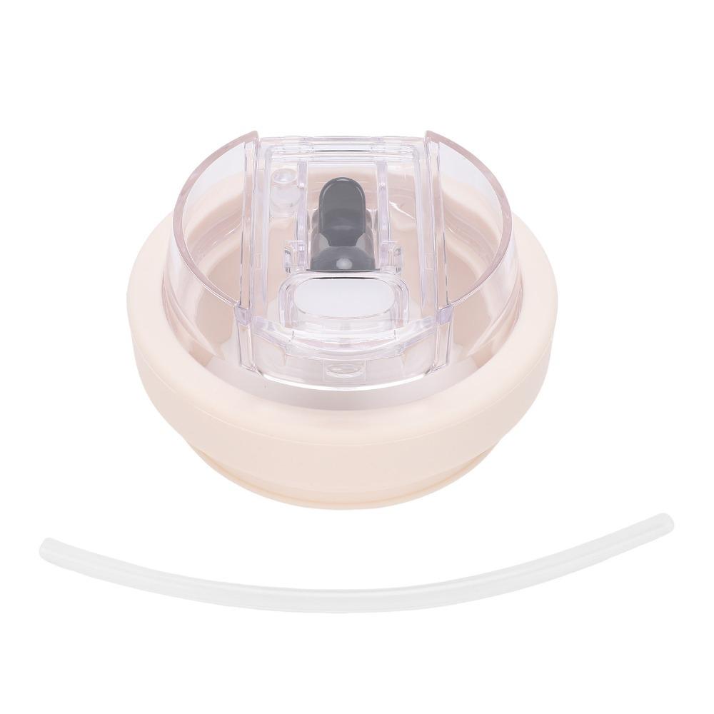 Silicone Cup Lid Tight Structure Two Separate Drinking Spout Sip Cover Compatible with 40oz Smooth Rounded Lid for Water Bottle