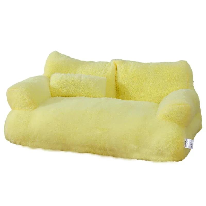For Luxury Cat Bed Sofa Winter Warm Cat Nest Pet Bed For Small Medium Dogs Cats Comfortable Plush Puppy Bed Pet Supplies