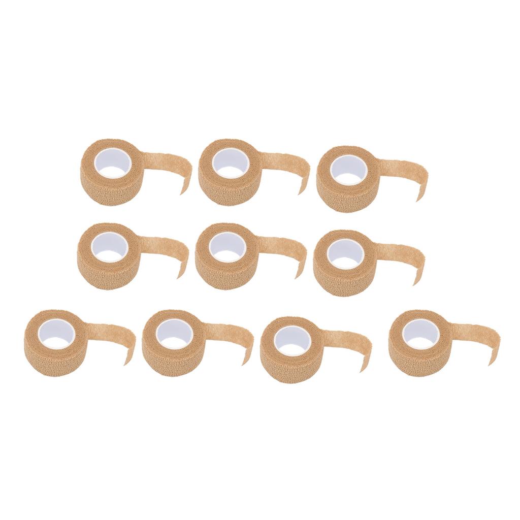10 st Självhäftande bandage Sårförband Självhäftande Elastiskt bandage Sport Fixerat Andningsbart