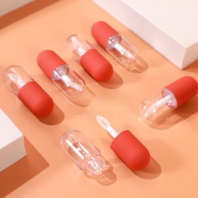 Mini Transparent Capsule Lip Glaze Tube - Empty Lip Gloss and Lipstick Packaging