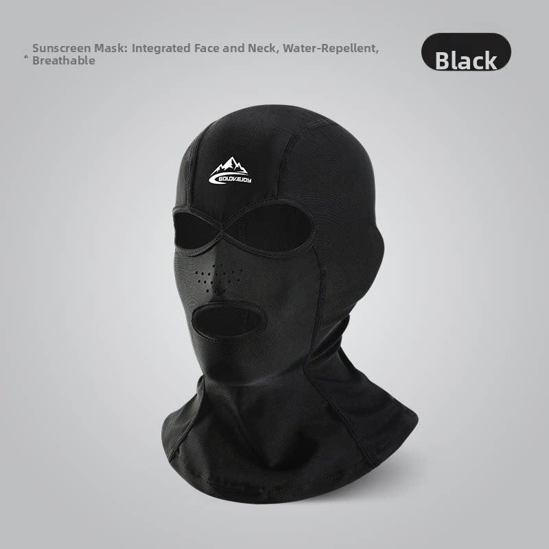 Swim Facekini Sun Hood, Uv Protection Full Face Cover For Beach & Diving New