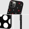 Cute Wave Point Love Heart Case for Apple iPhone 14 11 13 12 Pro Max XR 7 8 + SE 2020 XS 6 6s Plus 5 5s Silicone Phone Cover