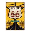 Vintage USA Route 66 Sign Metal Tin Plate Bar Pub Club Man Cave Wall Decoration Plaque Retro Poster Home Decor 30X20CM