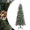Artificial Christmas Tree with 300 LEDs and Stand Green 180 Cm