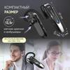 New Bee Business Headphones Single In Ear Wireless BT5.0 Earphone Hands Free with Dual Mic CVC8.0 Noise Cancelling 20 Hours Talk Time with Ear Hooks