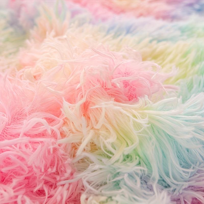 Set Copripiumino Peluche Tie Dye Y2K da 3 Pezzi ( 1 Copripiumino + 2 Federe), Set Biancheria da Letto Morbido e Caldo