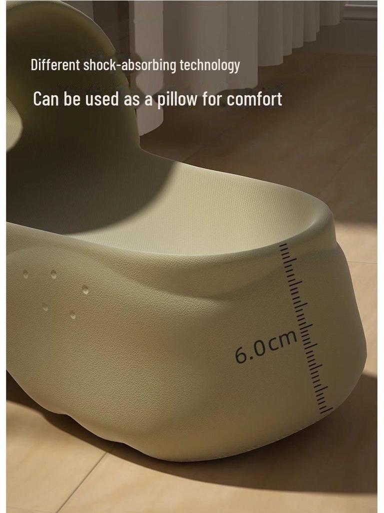 Dámské 6.0 Sandály s vysokou silnou podrážkou EVA - Letní pantofle pro nošení uvnitř i venku