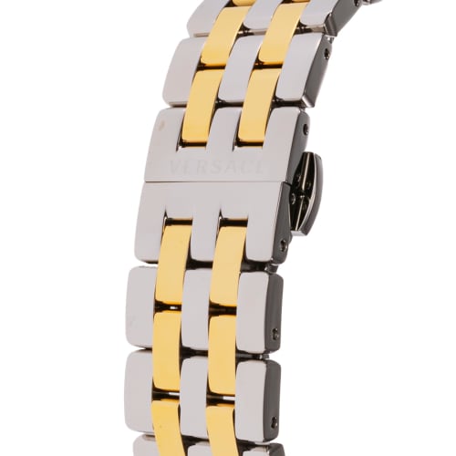 Versace New Thea Watch, Silver Dial, Stainless Steel, Sapphire Crystal, Quartz Movement, 33.5mm, Swiss Made, Wristwatch, VE2CA0623