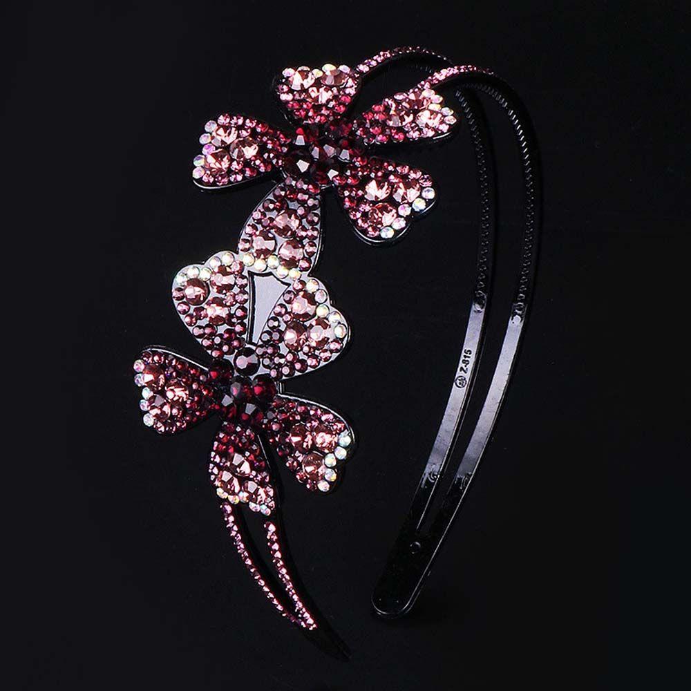 Girl Headband Domand Hair Hoop Korean Hairbands Women Hair Hoop Rhinestone Headband Flower Headband