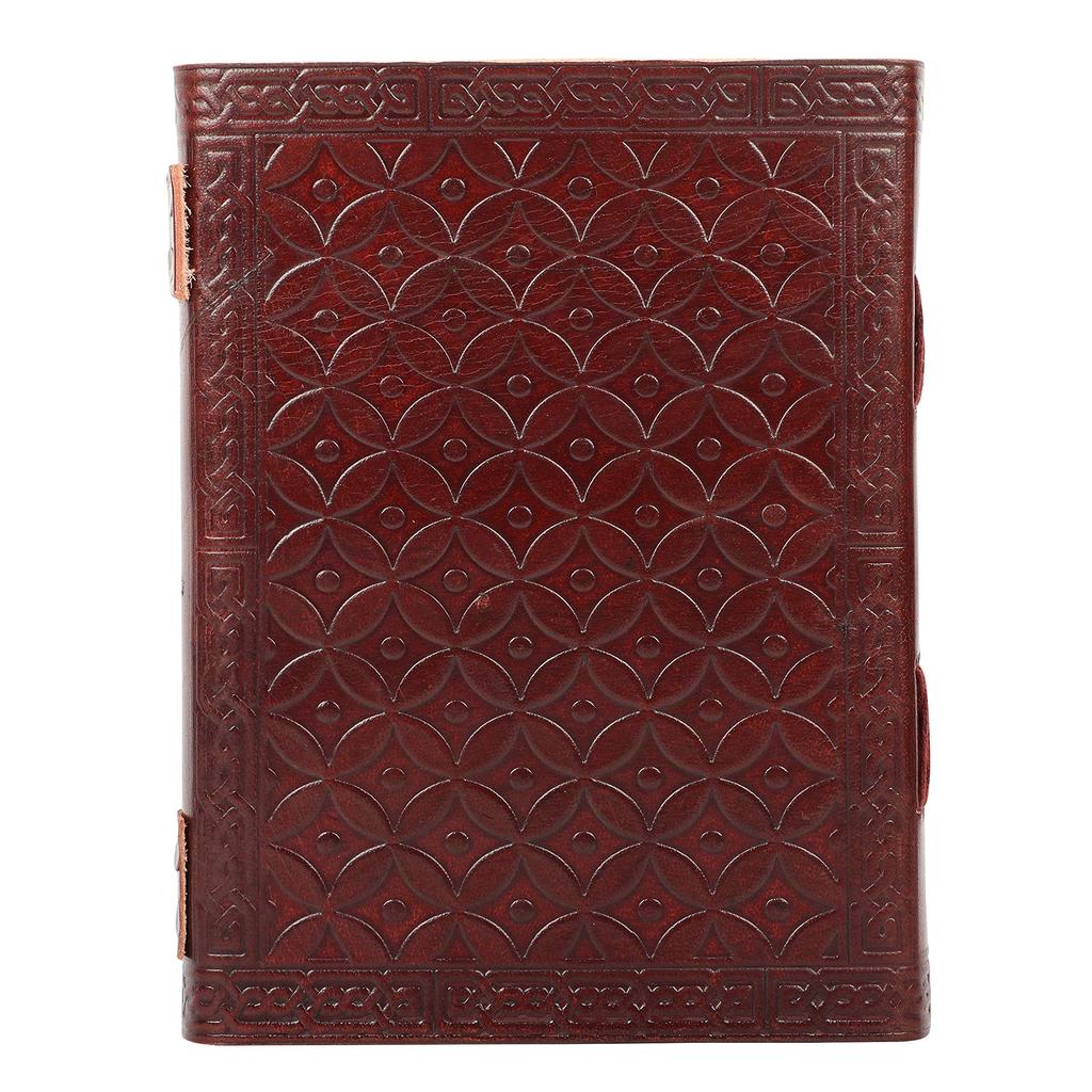 OVERDOSE Punk Stone Leather Journal Handmade Antique Stone Unisex Leather Drawing Notebook 6 X 8 Inches 15 X 20 Cm A5 Stone/Feather - Journal, Diary,