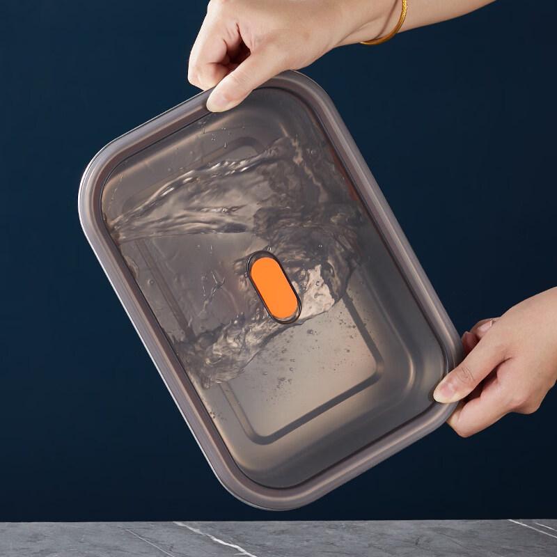 Tian Ya Jing Stainless Steel Rectangular Food Storage Container