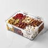 Sealed Storage Box Transparent Multi-Compartment Food Container Stackable Airtight Canister for Kitchen Cabinet Pantry Loose Tea Leaves Herbs Spices