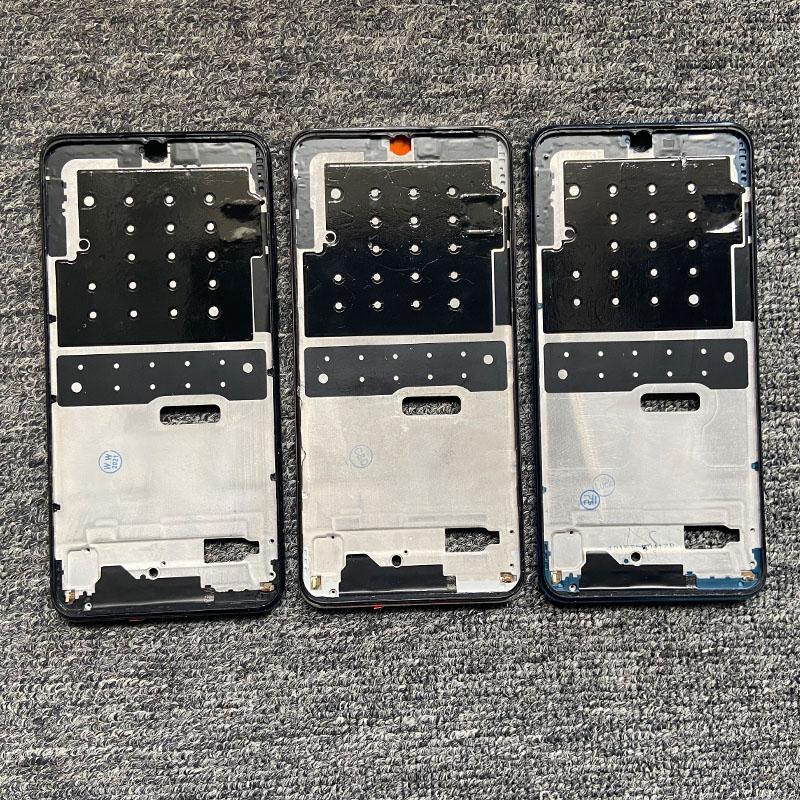 For Huawei P30 Lite Front Bezel Housing Middle Frame Rear Plate Chassis+Power Volume Button 24MP 48MP MAR-LX1 LX2 AL01
