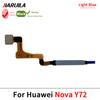 Home Button For Huawei Nova Y71 Plus Y71 Fingerprint Sensor Home Return Key Menu Power Button Flex Ribbon Cable Black White Blue