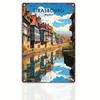 Ho Chi Minh City Vietnam Travel Metal Tin Sign, 20x30 cm Wall Decor for Room