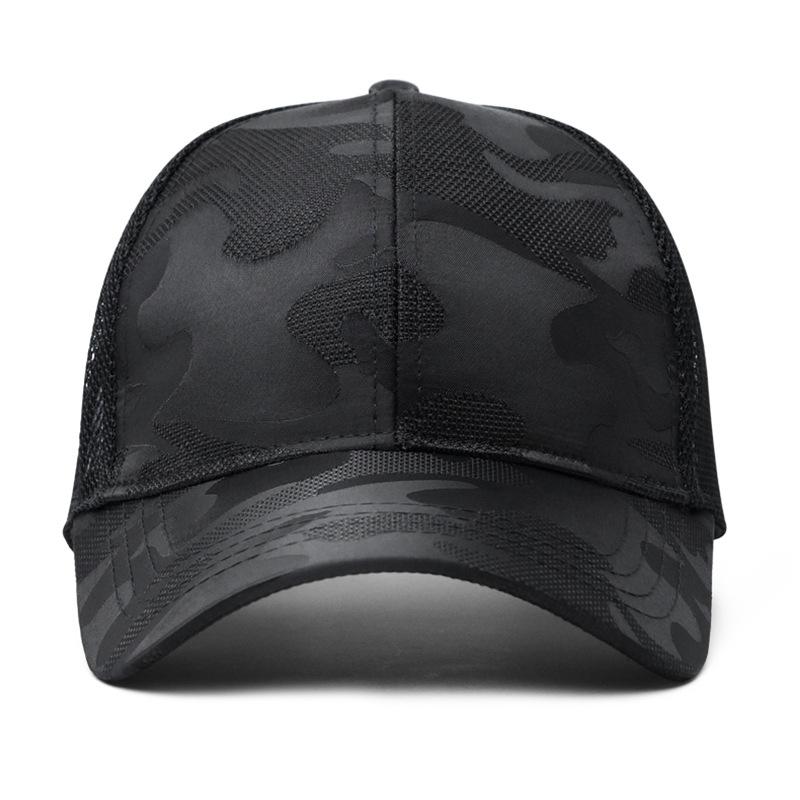Big Head Men Quick Drying Camouflage Baseball Cap Large Size 63Cm Mesh Breathable Thin Trucker Caps Outdoor Sports Snap Cap