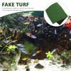 Fish Tank Reptile Carpet Mat Basking Turtle Resting Platform Turf Mats Artificial Lawn Fake