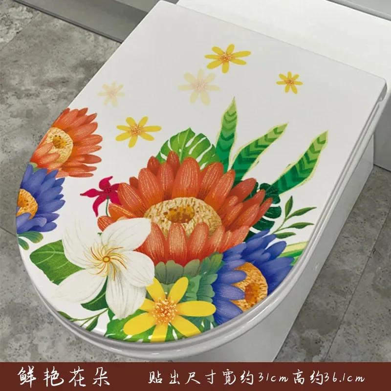 Waterproof Butterfly Wall Stickers Toilet Sticker Decorative Kitchen Stickers Bathroom Vinyl Decals Christmas Decoration