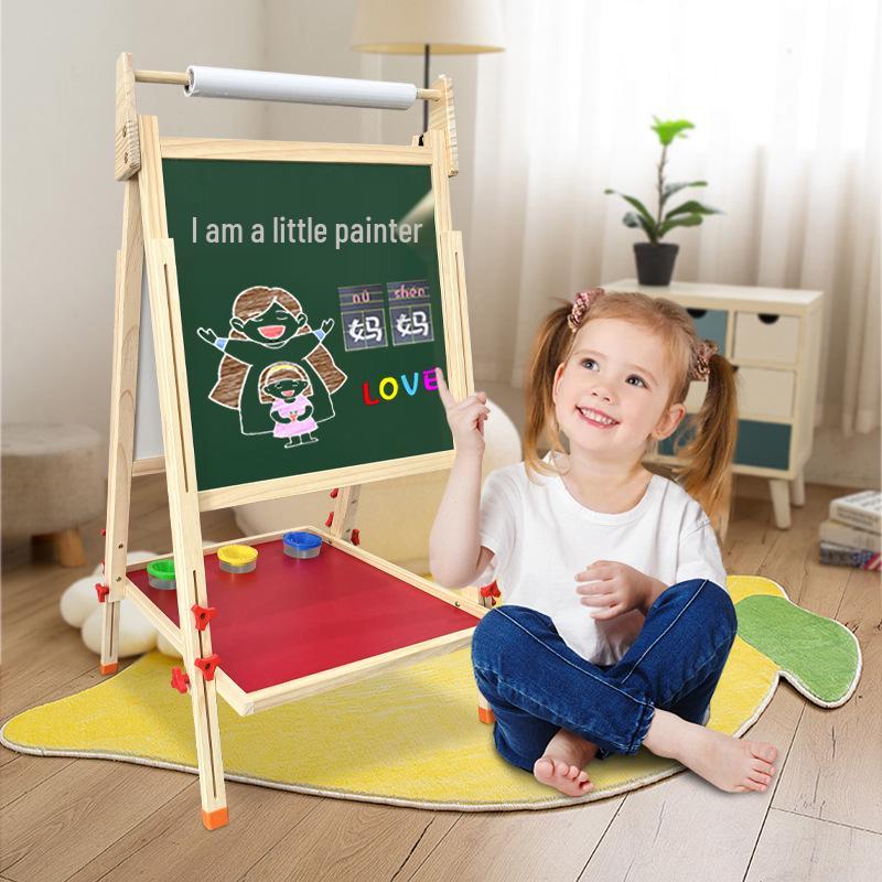 

Children s Dust-Free Magnetic Easel: Toddler Drawing & Graffiti Board