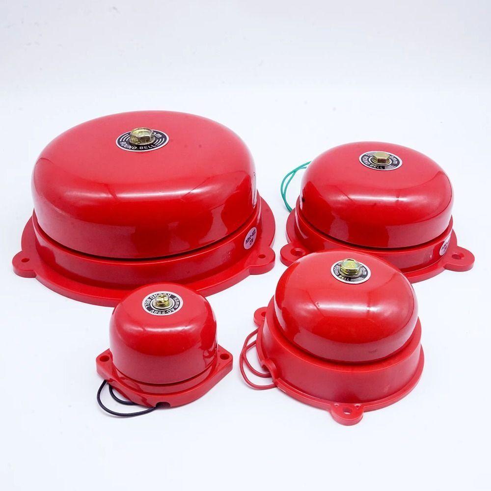 Metal Internal Strike Alarm Bell AC 220V Manual Call Alarm Bell Point Fire Alarm  Outdoor Use