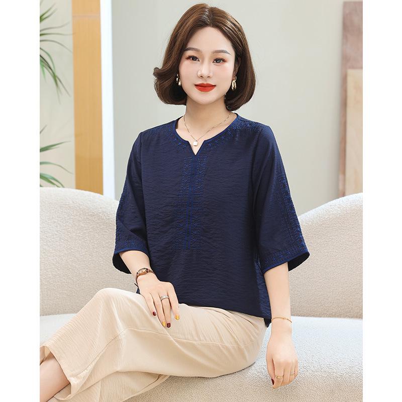 Summer Short-Sleeve Suit for Middle-Aged & Elderly Women - Mother's Day T-Shirt