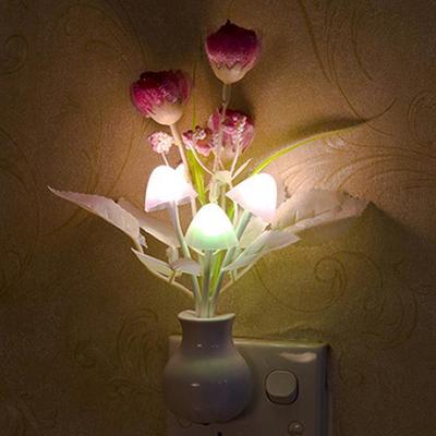 Mini Tulip Night Light Soft Romantic Sensor Baby Bed Room Lamp Home DecorMöbel & Wohnen, Beleuchtung, Nachtlichter!