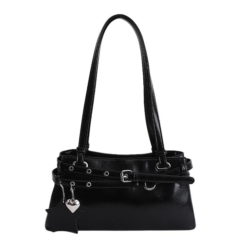 Elegante kleine Tasche - Einzelne Umhängetasche mit Riemen unter dem Arm - Kleine Handtasche für die Arbeit