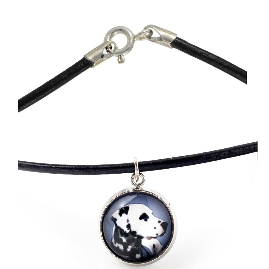 Dalmatian, Carriage Dog, Spotted Coach Dog – Necklace in a box, elegant decoration | Art-Dog