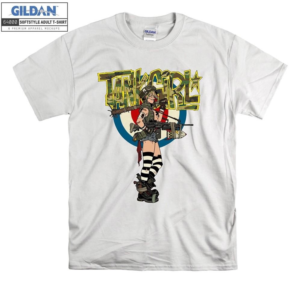 

Tank Girl Comic T-shirt Spades Alternative T shirt Men Women Unisex Tshirt 5999 4XL