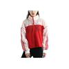 Adidas Colorblock Windbreaker Jacket Women Outerwear Red Pink GF0130