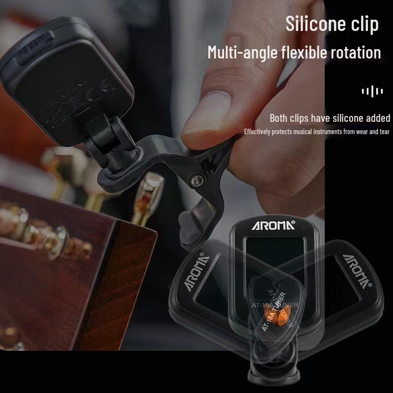 Color Screen Electronic Guitar and Violin Tuner, Twelve-Tone Equal Temperament for Ukulele