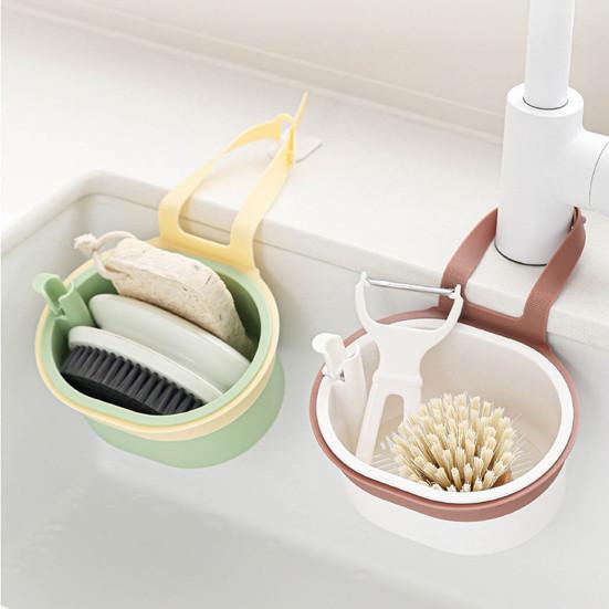 2Pcs Drain Baskets High-Efficiency Filter Easy to Install Automatic Dumping Sink Strainer Baskets Kitchen Trash Catcher