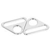 10pcs Buckles 38mm Luggage Accessories Zinc Alloy Lightweight Triangle Buckles Portable Rose Gold Metal Buckle Purse Hardware