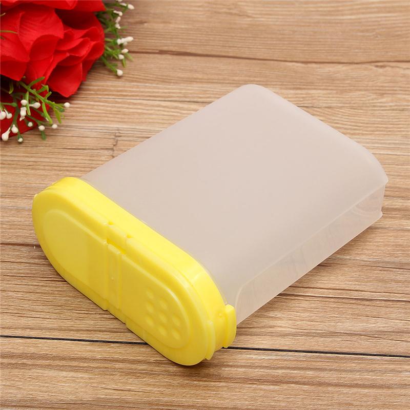 

3 Color 250ml Plastic Food Seasoning Container Kitchen Spice Boxes Jar Double Lid Cereal Condiment Bean Storage Bottle Container жёлтый