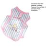 Summer Mesh Dog Vest Breathable Pet Vest Cute Dog Tee Shirt with Metal D-Ring for Small Dogs Outdoor Walks