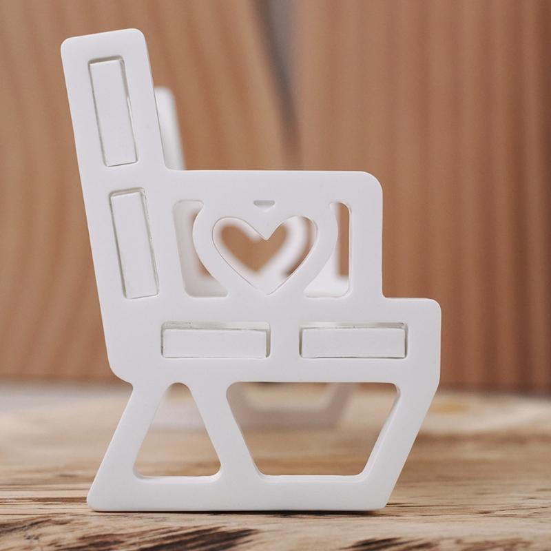 Benches Shaped Heart Chair Silicone Mould for Jewelry Making Crafting Decorative Accessories Easy Demolding