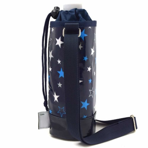 COLORFUL CANDY STYLE Water Bottle Holder for Boys, Shoulder Strap, Insulated, Brilliant Star, Navy Blue, N3748600