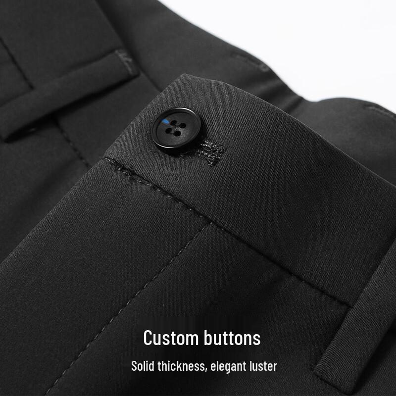 Hodo Men's Business Casual Straight-Leg Trousers