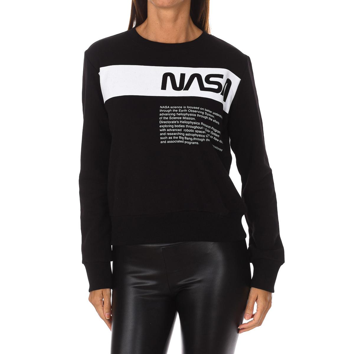 

NASA76S Женская базовая толстовка с длинными рукавами и круглым вырезом