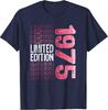 Limited Edition Vintage 1975 Retro Birthday T-Shirt Hoodie Graphic T Shirts Streetwear Casual Style Ropa Hombre Ropa Mujer