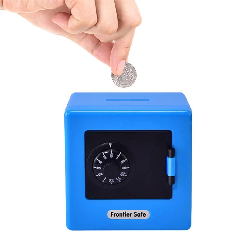 Mini Piggy Bank Toy for Kids Pretend Play Moneybox Coin Caving Box Money Jar Toys for for 3-14 Year Old Child Gift