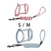Cat Harness and Leash for Walking, Traction Rope Easy Control Adjustable Kitty Cats