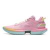 Li Ning Trendige Bequeme Rutschfeste Atmungsaktive Low-Top Basketballschuhe Herren Sneaker Fengxian-Pink ABFU013-2