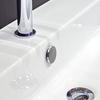 Sleek Design Chrome Round Trim Ring for Bathroom Basin Sink Hole Overflow